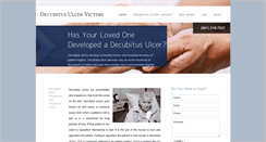 Desktop Screenshot of decubitusulcervictims.com